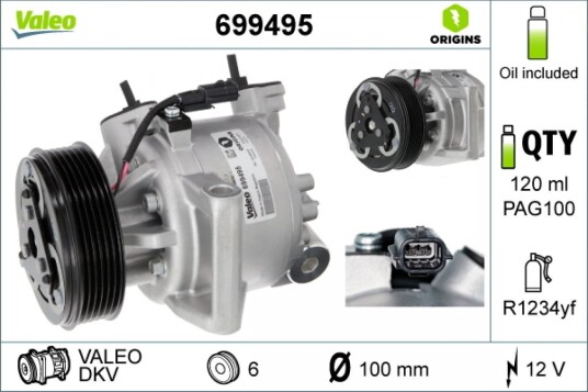 AC kompressor VALEO 699495