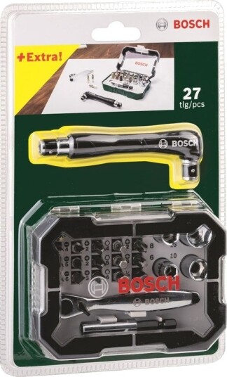 Bosch 26 Deler Bits-Set Med Skrutrekker