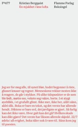 En mjukhet i løse lufta