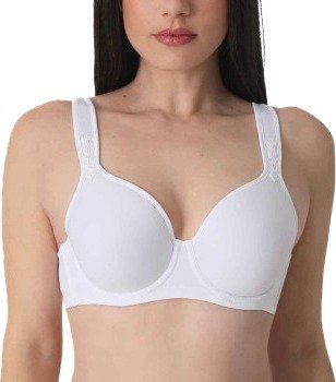 sassa BH Beautiful Embroidery Spacer Bra Hvit polyamid B 85 Dame