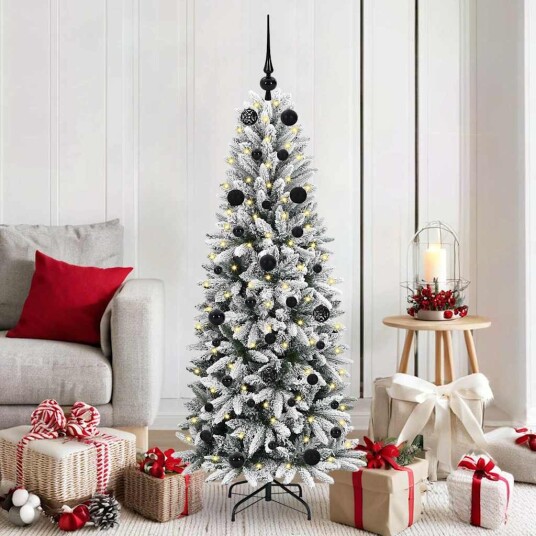  Kunstig juletre Hvit 63 x 63 x 150 cm PVC plast stål og PE