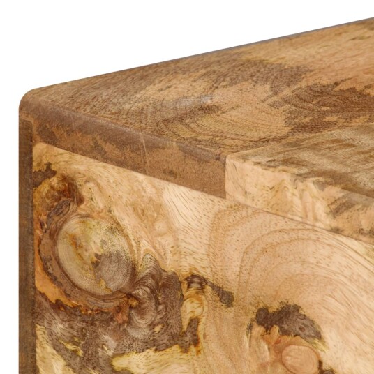 vidaXL Skrivebord med skuffer heltre mango 110x50x76 cm
