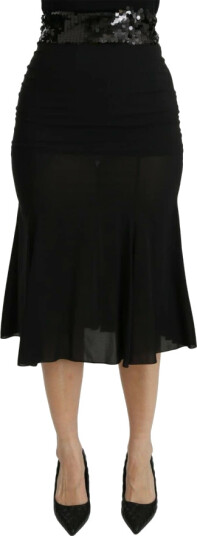 Dolce & Gabbana Dame Skjørt Svart S,