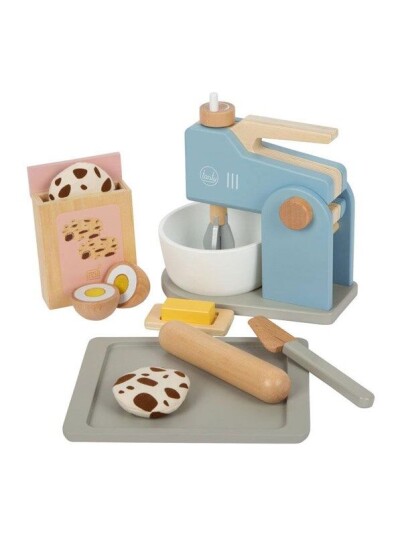 Small Foot - Wooden Mixer Set 12 pcs. Small Foot - Wooden Mixer Set 12 pcs.