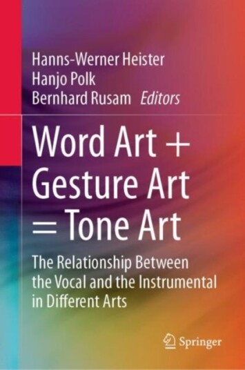 Word Art + Gesture Art = Tone Art The Relationship Between the Vocal and the Instrumental in Different Arts Word Art + Gesture Art = Tone Art The Relationship Between the Vocal and the Instrumental in Different Arts