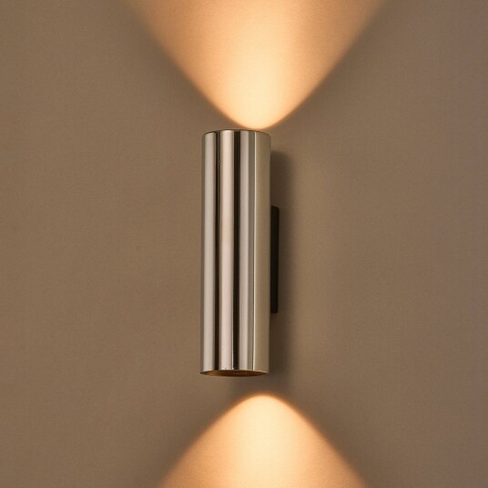 Vegglampe DCW Tobo dimmbar Metallisk Stue Metall Design 6.5 22 Metallisk