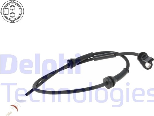 Sensor, ABS DELPHI SS21296-12B1