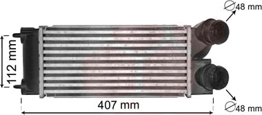 VAN WEZEL 40004332 Intercooler