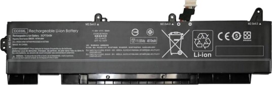 Coreparts Batteri Til Bærbar Pc Tilsvarer: Hp L77991-005 Litiumion 3-Cellers 4850 Mah 56 Wh Svart MBXHP-BA0298