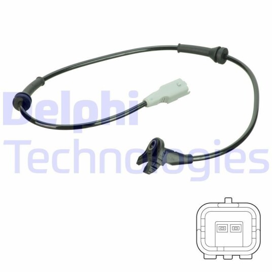 Sensor, ABS DELPHI SS20745