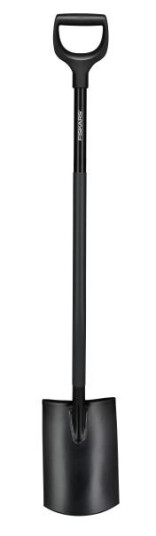 Fiskars Comfort 1067514 Spade halvrund, svart, Hageredskap Fiskars Comfort 1067514 Spade halvrund, svart, Hageredskap