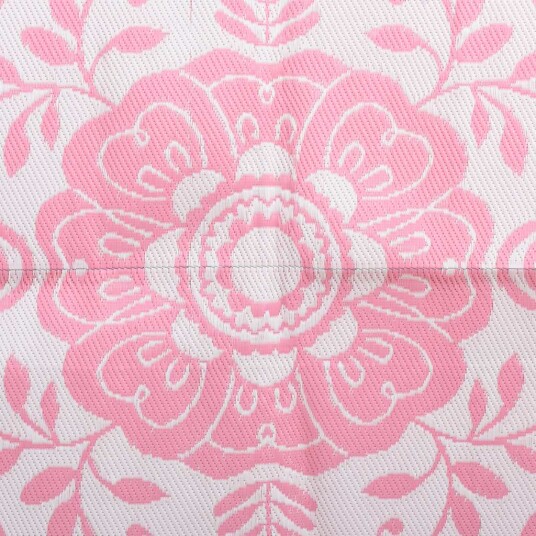 vidaXL Uteteppe rosa 190x290 cm PP