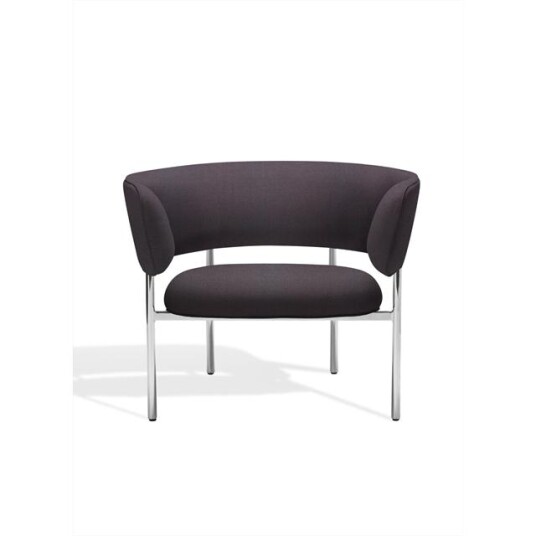 Møbel Copenhagen Møbel Copenhagen Font Lenestol med Armlene Trio 0776/Polert Stålunderstell Møbel Copenhagen Møbel Copenhagen Font Lenestol med Armlene Trio 0776/Polert Stålunderstell