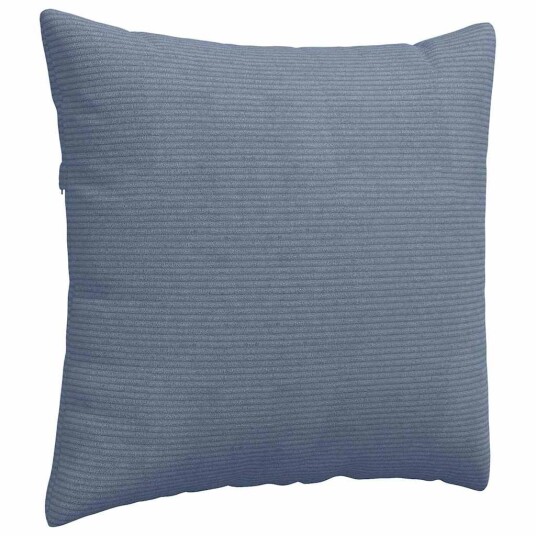 Sofaputer 2 pcs Blå 50 x 50 cm Corduroy stoff