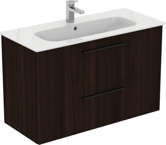 IDEAL STANDARD I.LIFE A BADEROMSMØBEL 1040X460 COFFEE OAK M/SORT HÅNDTAK IDEAL STANDARD I.LIFE A BADEROMSMØBEL 1040X460 COFFEE OAK M/SORT HÅNDTAK