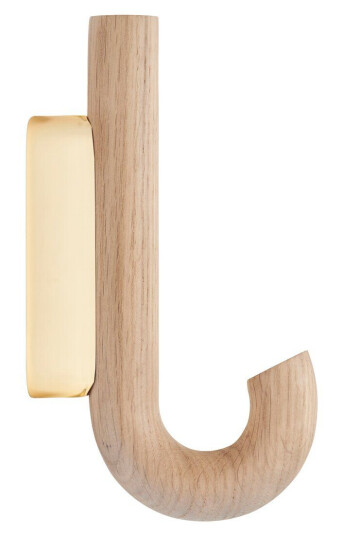 Gejst Hook krok mini 13,3 cm Eik-messing Gejst Hook krok mini 13,3 cm Eik-messing