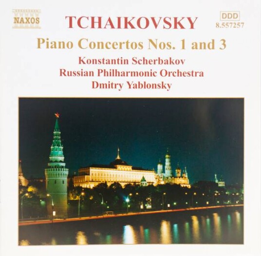 Tchaikovsky, Konstantin Scherbakov, Russian Philharmonic Orchestra, Dmitry Yablonsky Piano Concertos Nos.1 And 3 CD Tchaikovsky, Konstantin Scherbakov, Russian Philharmonic Orchestra, Dmitry Yablonsky Piano Concertos Nos.1 And 3 CD