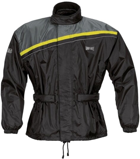 GMS Douglas Motorsykkel regnjakke 3XL Svart Gul