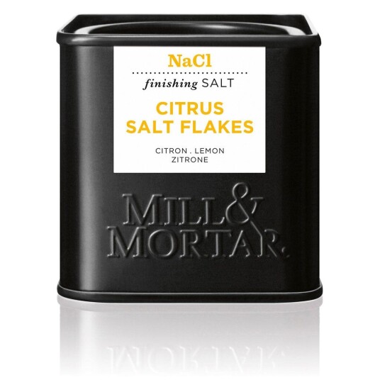 Mill & Mortar River Salt Flakes Sitrus 70g Mill & Mortar River Salt Flakes Sitrus 70g