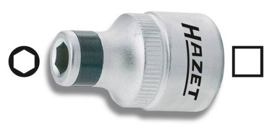 Hazet 3/8" Hylseadapter for Gjengetappchuck M8-M12