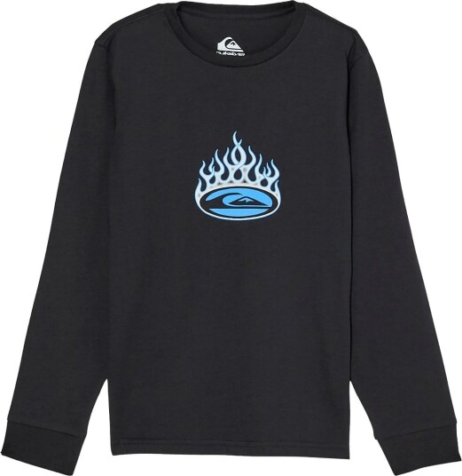 Quiksilver Flaming Ls Y   Black   10