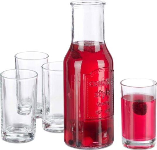 Vannkaraffel med glass