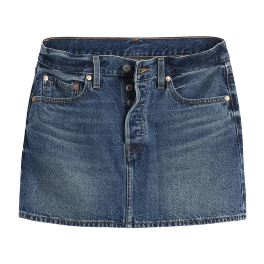 Levi's Dame Skjørt Blå W25,