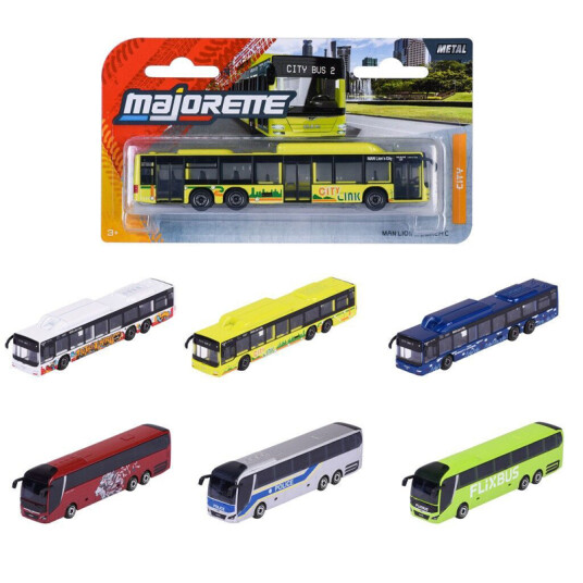 Majorette Lekebil City Man Buss Assortert 13cm