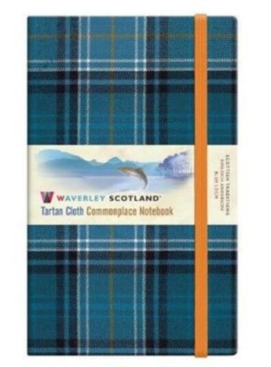 Blue Loch Waverley Tartan Notebook/journal: Large: 21 X 13cm Av Ron Grosset