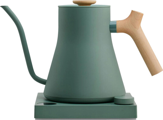 Fellow Stagg EKG Pro Electric Kettle   Smoke Green & Maple