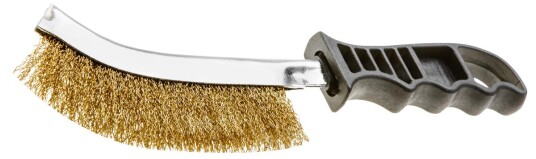 MESSINGBØRSTE 240mm PLASTHÅNDTAK 12 TOPEX