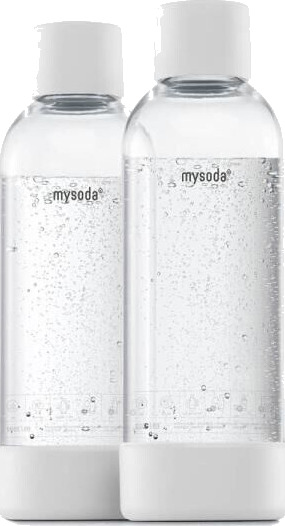 MySoda   Woody flaske 1L 2 stk hvit