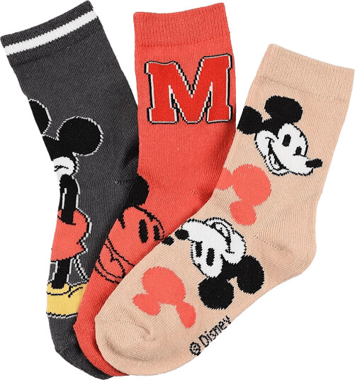 Mickey Mouse Socks Multi/patterned 31/34 Mickey Mouse Socks Multi/patterned 31/34