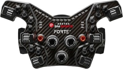 Asetek Forte® Formula knappeboks (svart, aluminium) Asetek Forte® Formula knappeboks (svart, aluminium)