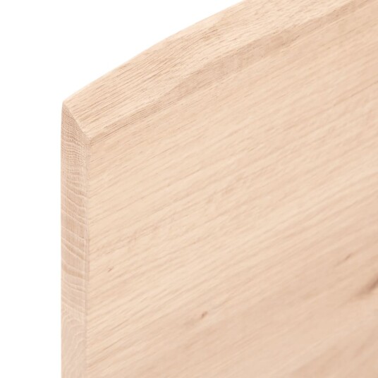 Vidaxl Benkeplate til bad 100x50x2 cm ubehandlet heltre 3156035