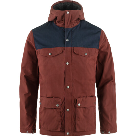 Fjellreven Men's Greenland Winter Jacket Maroon-Dark Navy XL Fjellreven Men's Greenland Winter Jacket Maroon-Dark Navy XL