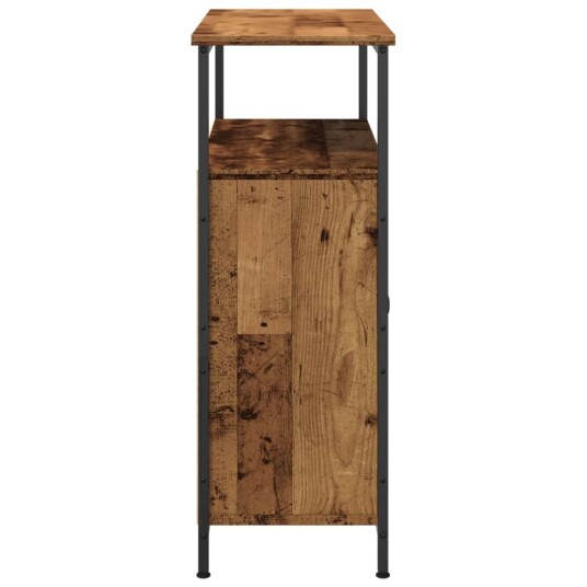 Skjenk gammelt tre 70x30x80 cm konstruert tre 8721158446053