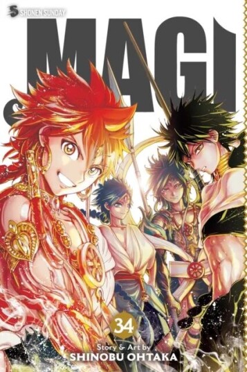 Magi: The Labyrinth Of Magic, Vol. 34 Av Shinobu Ohtaka