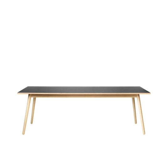 FDB Møbler - C35C Spisebord 220x95 - Natur/Svart