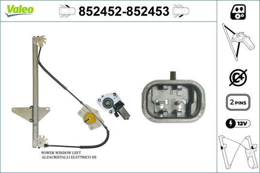 Vindusheis VALEO 852452