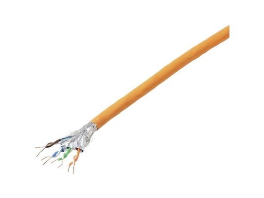 Tru Components Strømkabel Cat 7 S/Ftp 4 X 2 X 0.24 Mm² Cpr-Dca-Certificeret Orange 100 M Tru Components Strømkabel Cat 7 S/Ftp 4 X 2 X 0.24 Mm² Cpr-Dca-Certificeret Orange 100 M
