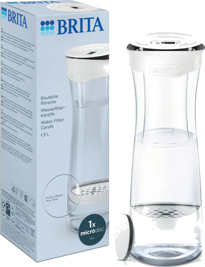 Brita Vannkaraffel med filter hvit 1,3 l