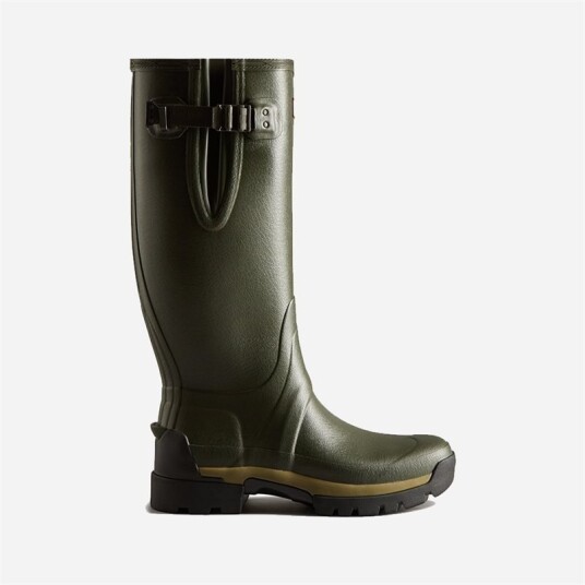 Mens Balmoral Tall Side Adjustable Dark Olive