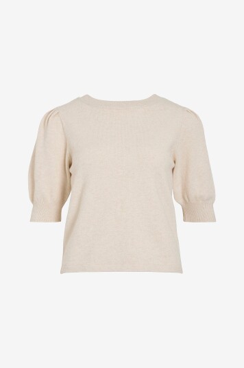 Vila - Genser viRil Bow Detail Knit - Brun