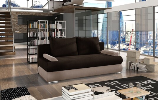 Crespos 2 seter Sovesofa Brun/Lysebrun