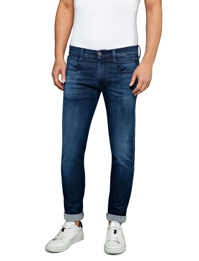 Replay Anbass Trousers Slim Hyper Cloud Blue 36 x 34