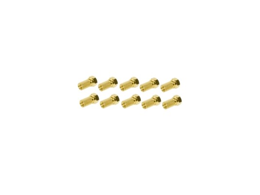 Shiverpeaks ®-Basic-S--F-Kontakt 6,5, Gullbelagt, Med Stor Mutter-Ve10 (Bs85008-10Ag)