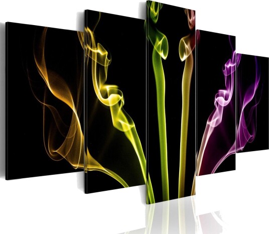 Bilde Flerfargede Streker 5 Stk 100x50 Artgeist sp. z o. o.