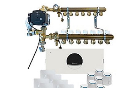 Pettinaroli ALOM7025 07 Pro System 7 Zoner Kvikshunt Trådløst Styresystem Pro Led Hvid Komplet