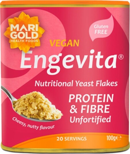 Marigold engevita protein & fiber næringsgjær 100 g Marigold engevita protein & fiber næringsgjær 100 g